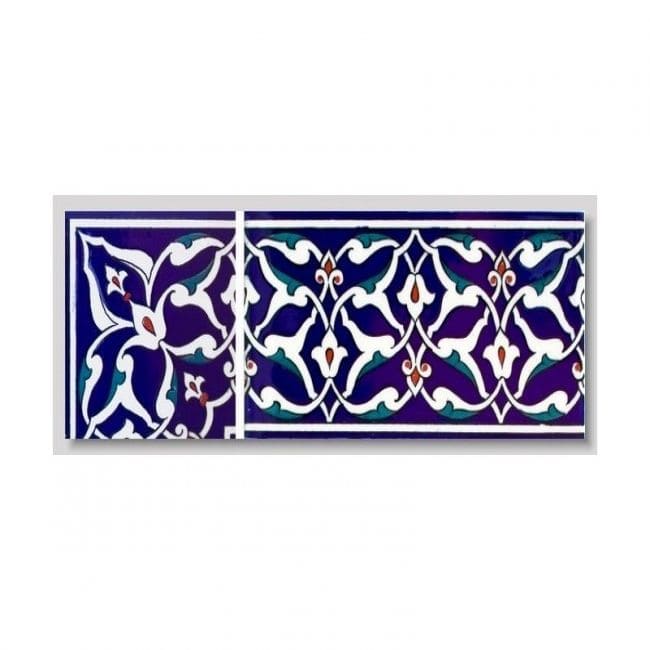 10x10 Çini Kenar Bordür – Kenar Suyu Çini Bordür – BDR-021